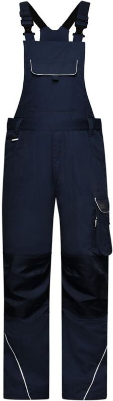 Thumbnail - James & Nicholson funktionelle Latzhose JN879 Gr. 42 navy