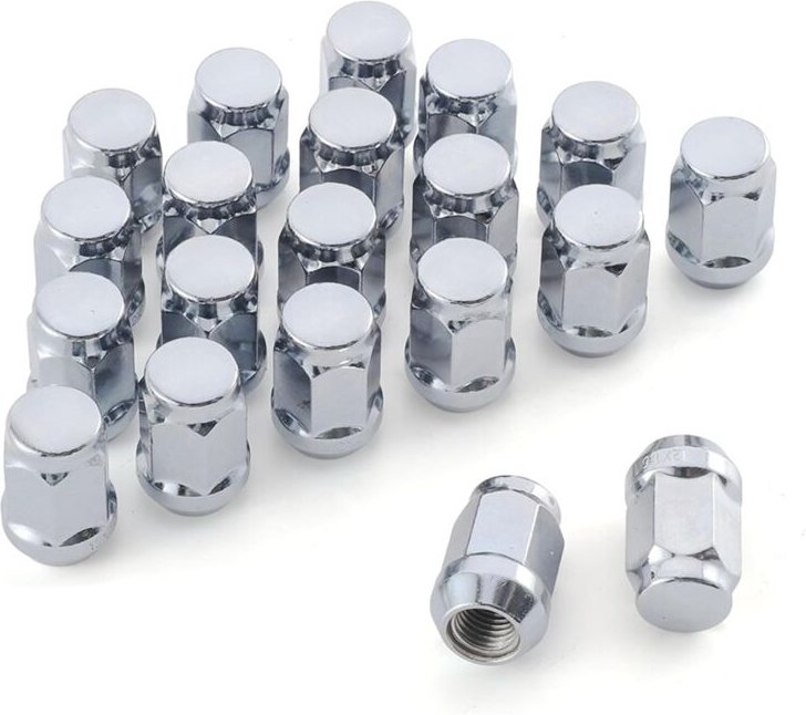 M14x1,5 Radmuttern, einteiliges Design Bulge AcornChrome Nuts