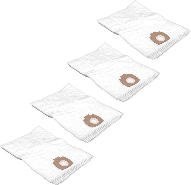 20x Staubsaugerbeutel kompatibel mit Metabo 30 lpc, asa 25, Inox Staubsauger - Mikrovlies, Weiß - Vhbw