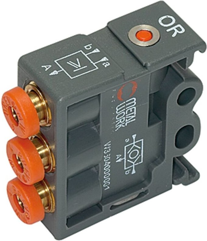 Pneumatik Logikelement, or, Technopolymer, dn 2,7 - Riegler