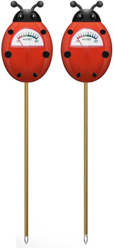 2er-Pack Bodenfeuchtigkeitsmessgerät, Gartenwerkzeug-Sets für die Pflanzenpflege, Pflanzenwassermonitor für Garten, Baue...