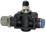 Riegler Drosselrückschlagventil »Blaue Serie«, gerade, R 1/2 a. G-S Ø10mm
