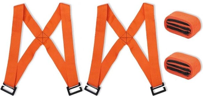 Umzugsgurte Hebegurt für 2 Umzugshelfer Hebegurte Möbel bewegen und heben schwere Gegenstände leichter - Lntyq