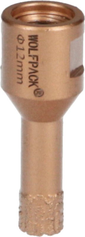 Linea profesional - Diamantkrone für Schleifer ø 12 mm. M14 Gewindeanschluss. Schneiden Dry - Wolfpack