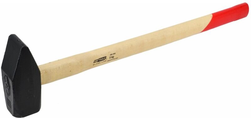 Awtools młotek kowalski 5,0 kg trzonek drewniany schwarze Linie