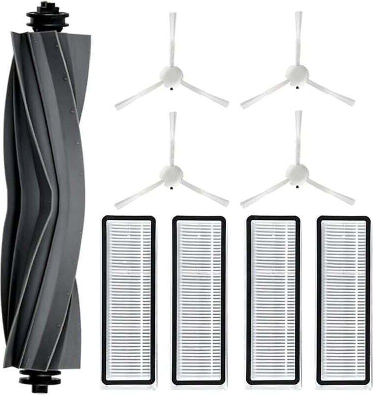 YMYNY Zubehör für Dreame L10s Ultra, L10 Ultra, L10 Prime, 1 Hauptbürste, 4 Filter, 4 Seitenbürsten für Dreame L10s Ultr...