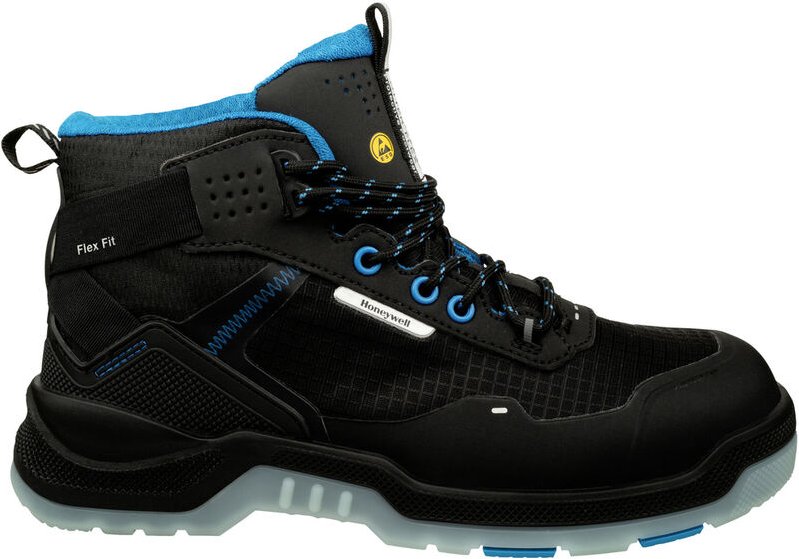 Otter Breather Mid 6551626-44/7 ESD Sicherheitsstiefel S3 Schuhgröße (EU): 44 Schwarz 1 Paar