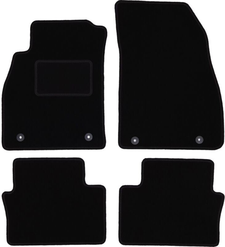 Schwarze Veloursmatten für: Opel Insignia A Limousine, Kombi, Grand Tourer, Liftback (2008-2017)