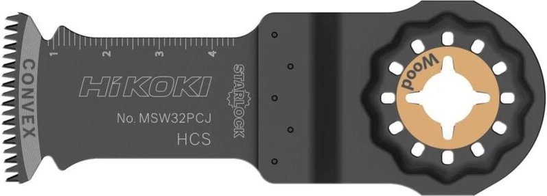 Hikoki 782735 Starlock HCS Multifunktionswerkzeugklinge 32 x 0,6 mm 14 Zähne
