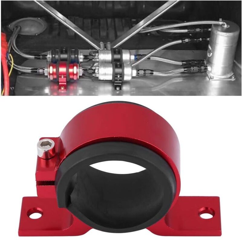 Ersandy - Kraftstoffpumpenhalterung, 50 mm Auto-Öl-/Kraftstoff-/Benzinpumpen-Montagehalterung, Einzelfilter-Befestigungs...
