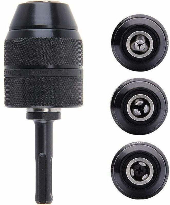 Schnellspannbohrfutter mit SDS-Plus-Adapter, 2–13 mm, Schnellspannbohrfutter, robustes professionelles Bohrfutter, 1/2–2...