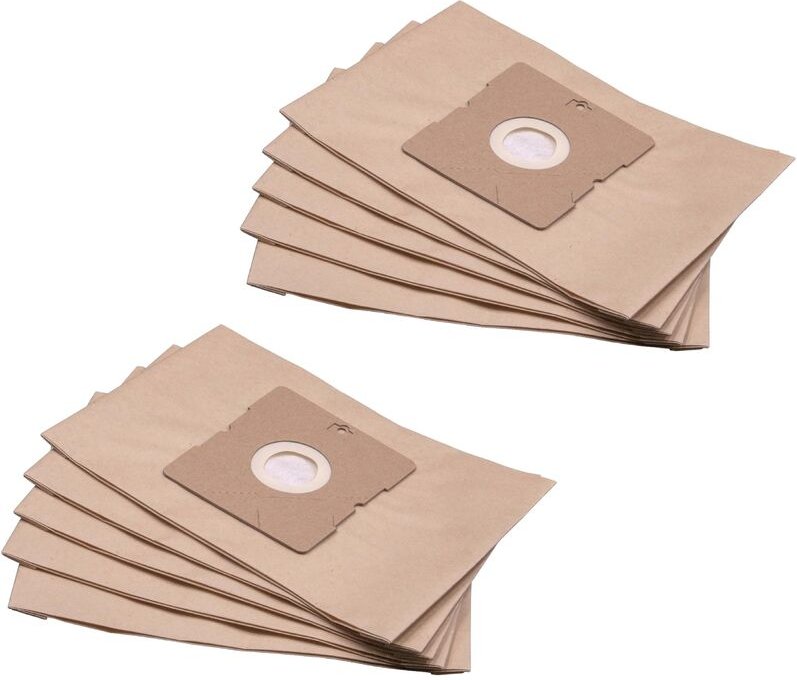 10x Staubsaugerbeutel Ersatz für Kärcher 6.905225.0, 6905-2250, 69052250 für Staubsauger - Papier, braun - Vhbw