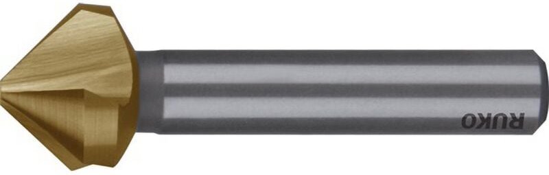 Ruko - Kegel- und Entgratsenker din 335 Form c 90° hss TiN ø 13,4 mm - 102117T