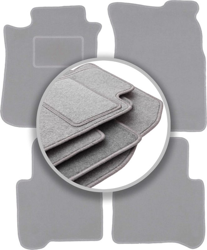 Graue Autofußmatten für: Mitsubishi 3000GT Coupé (1994-2001)