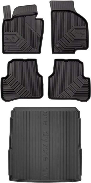 Thumbnail - SET 77 Fußmatten und Matte VW Passat B7 Limousine 2010-2014