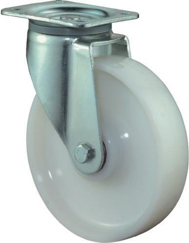 Bs Rollen - Schwerlast-Lenkrolle D.150mm Trgf.700kg Ku.Platte L135xB110mm