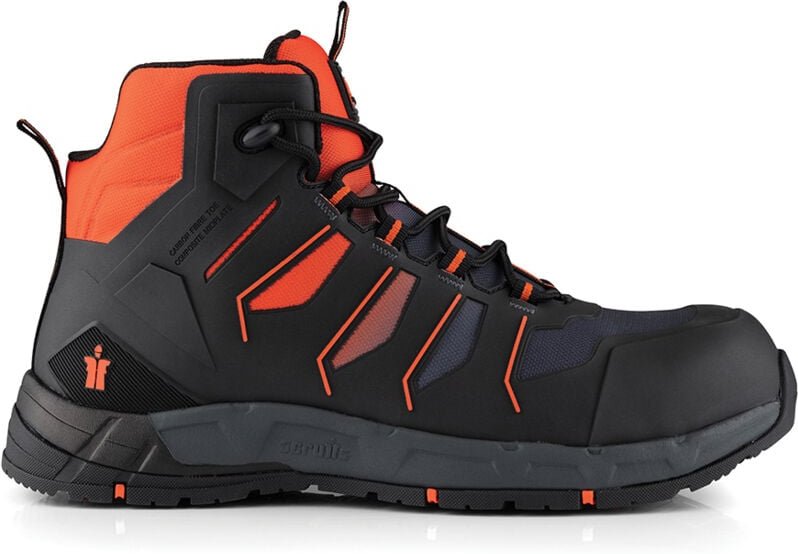 Sicherheitsstiefel "Glide", schwarz/orange Größe 47 (12)