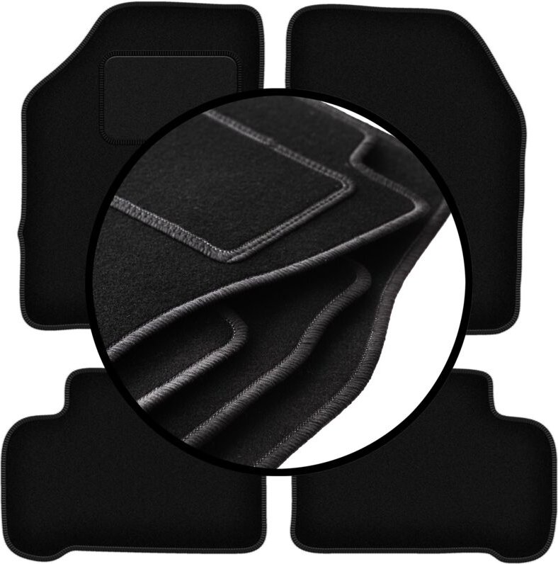 Komplettset Veloursmatten für: Nissan 100NX Coupé, Targa (1990-1995)