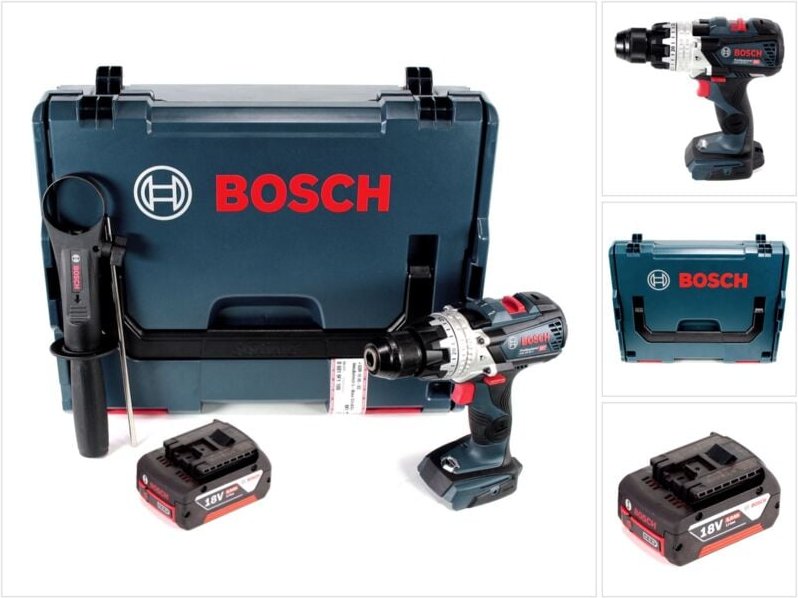 Thumbnail - Bosch GSB 18V-85 C Akku Schlagbohrschrauber 18V 85Nm 1/2" Brushless + 1x Akku 5,0Ah + L-Boxx - ohne Ladegerät