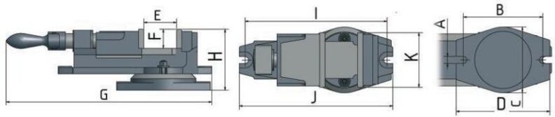 Präzisions-Maschinenschraubstock fms 200 Optimum