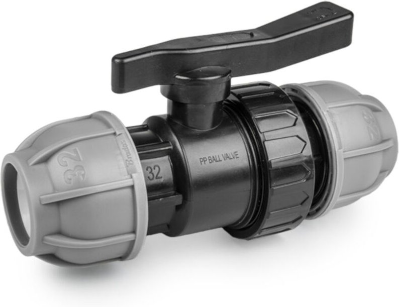 PE Kugelhahn für PE-Rohre 25 mm