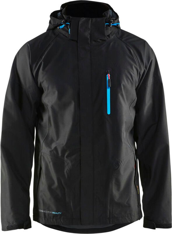 Blakläder Regenjacke, schwarz, Unisex-Größe: 2XL