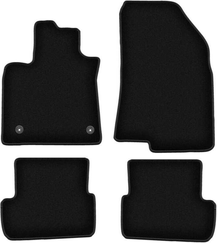 BASIC schwarze Veloursmatten für: Dacia Sandero III Stepway Fließheck (2021-)