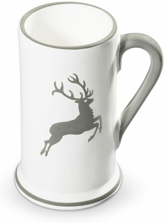 Thumbnail - Gmundner Keramik - Grauer Hirsch, Bierkrug 0,3 Liter