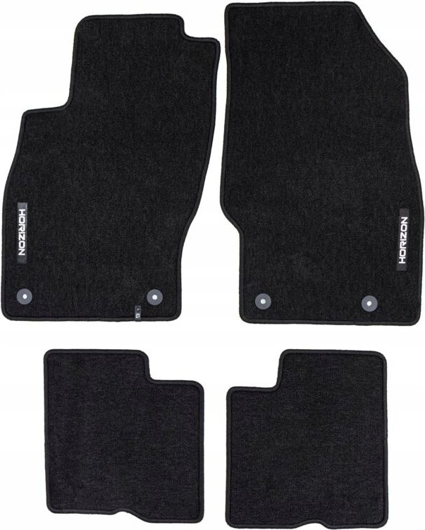 VELOURS MATS auto wischtücher Opel Corsa HB 2006-2019 HZ