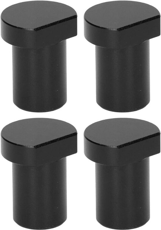 4 Stück Holzbearbeitungs-Desktop-Begrenzungsblöcke, Holzbearbeitungsbank-Begrenzungskartenblock, 20 mm Durchmesser, Schw...