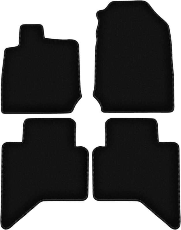 BASIC schwarze Veloursmatten für: Isuzu D-MAX III Pickup (2019-)