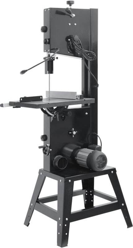 Mophorn - Bandsäge 340 mm, Tischsäge mit Ständer, stufenlos einstellbare Geschwindigkeit von 440–846 U/min, 1100 w, 1-1/...