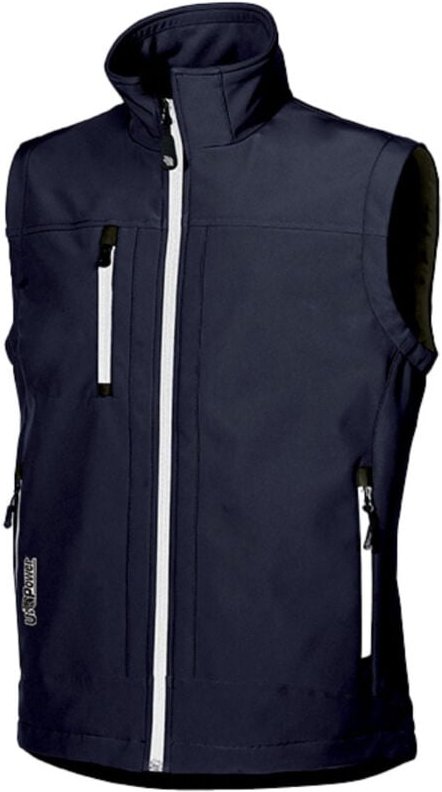 Thumbnail - Ärmelloser Softshell-Arbeitweste CLIMB Blau 2XL