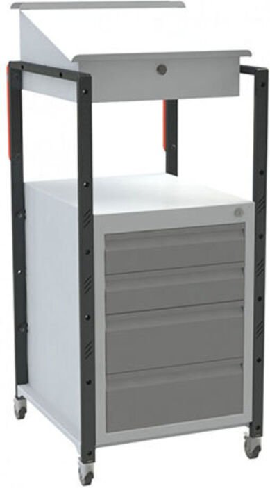 Werkstattpult mit 4 Schubladen und Gleitern - 820008489
