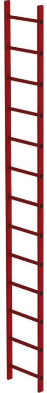 Günzburger Steigtechnik - Schachtleiter gfk 400 mm lichte Weite 13 Sprossen - 064113