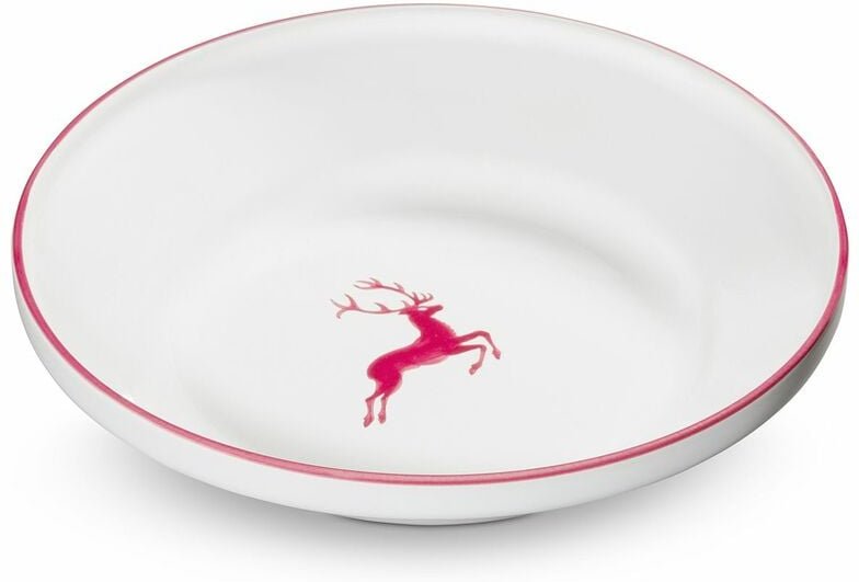 Gmundner Keramik - Bordeauxr. Hirsch, Reifschüssel(Ø32cm)