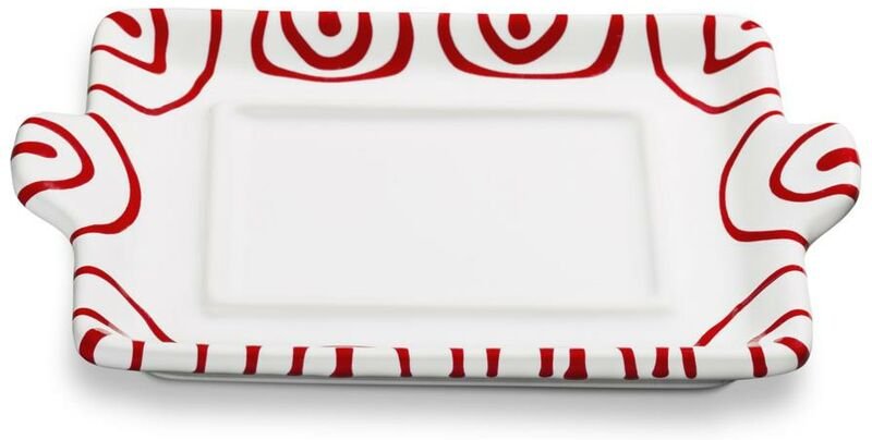 Gmundner Keramik - Rotgeflammt, Unterteil Butterdose