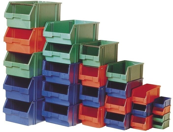 La-ka-pe LK3A blau Sichtlagerkasten L290/264xB150xH127mm ps blau