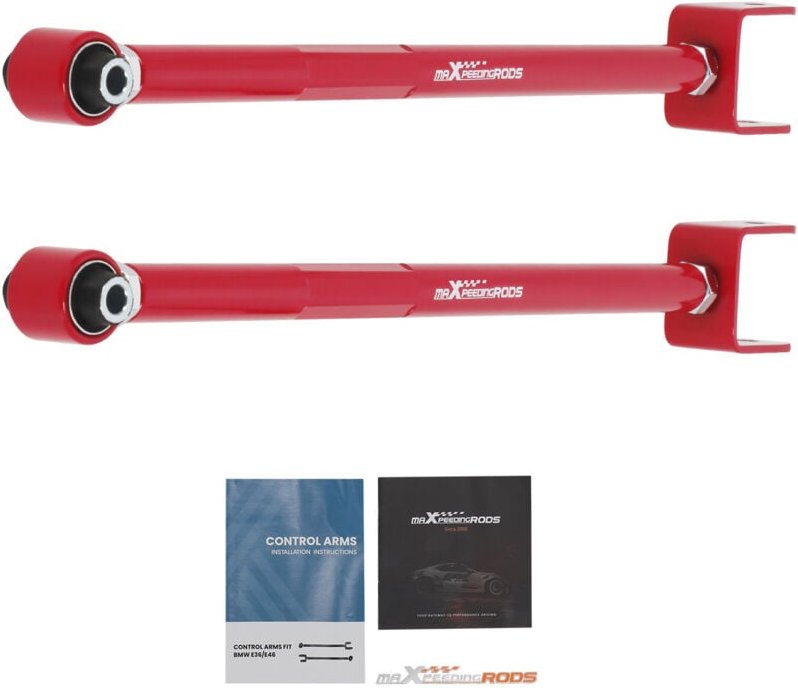 2x Einstellbar Querlenker Querstrebe for bmw E36 316 318 E46 Hinten Sturz Arm