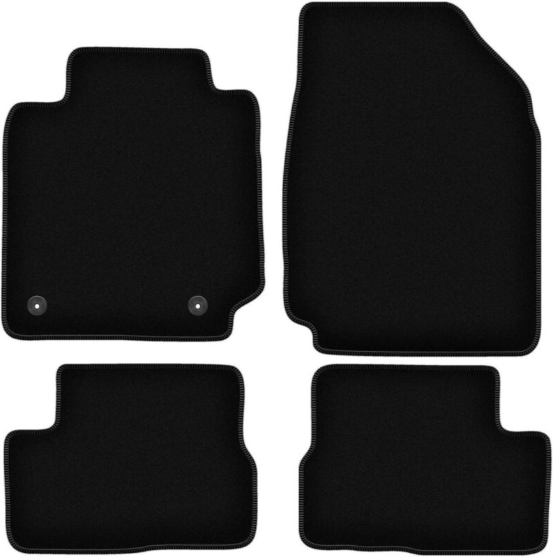 Thumbnail - BASIC schwarze Veloursmatten für: Nissan Micra K12 Fließheck (2002-2010)