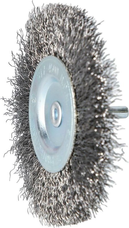 Brilliant Tools - BT103108 Scheibenbürste, ø 100 mm mit 6 mm Aufnahme
