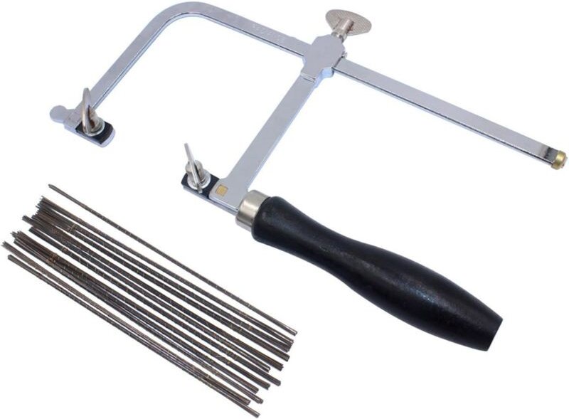 Verstellbare Juweliersäge mit 144 Sägeblättern – Professionelles Set zur Schmuckherstellung