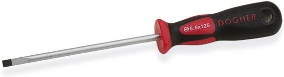 CrMo Profi-Schraubendreher, gerades Maul, 6,5x150 mm Dogher 331-065-150