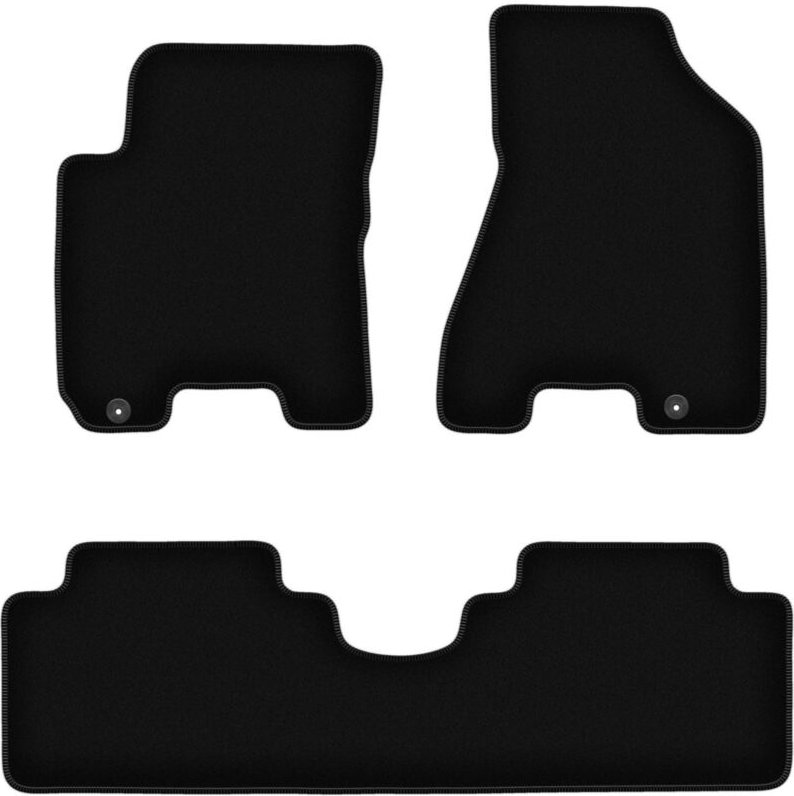 BASIC schwarze Veloursmatten für: Hyundai Tucson I SUV (2004-2010)