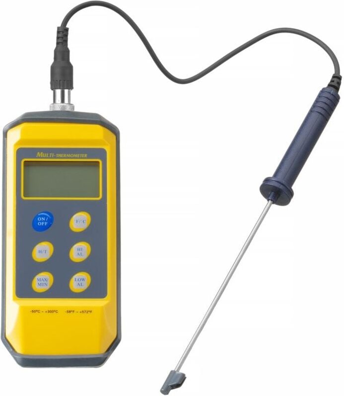 Hendi - Thermometer mit Digitalanzeige und Stiftsonde, 195x85x(H)45mm