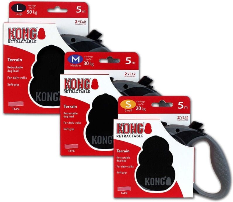 Thumbnail - Kong rollleine terrain schwarz l 5m50kg