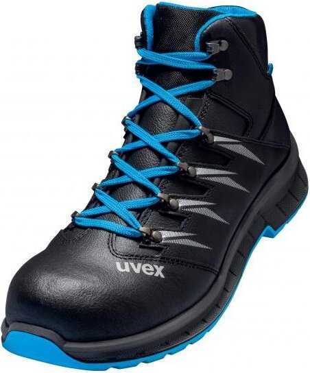 Uvex - 2 trend Sicherheits-Stiefel Gr.38 W11 S2 esd sr schwarz/blau 6935.8