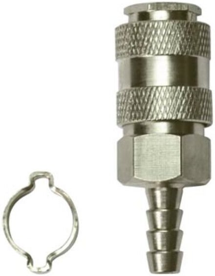 Thumbnail - Druckluftkupplung ø 8 x 13 mm mit Schnellkupplung, Verbindung für Luftschlauchsysteme, Werkstatt, Garage, Kompressor, ro...