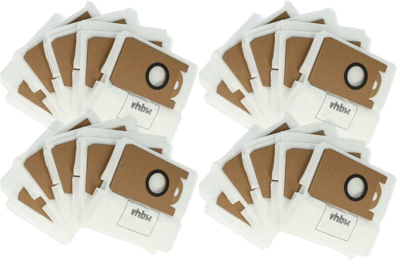 20x Staubbeutel kompatibel mit Proscenic M8 Pro, M7 Max, M7 Pro Saugroboter - Beutel für die Absaugstation - Vhbw