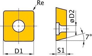 Hm Einsätze - scmt 060204 Messer optimale 3441761